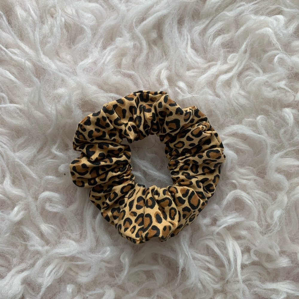 Leopard Print Scrunchie